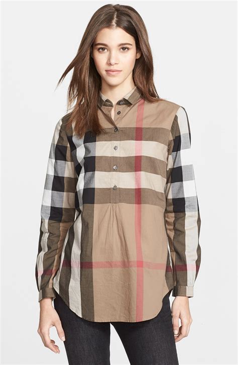 burberry brit check shirt|Burberry button up shirt.